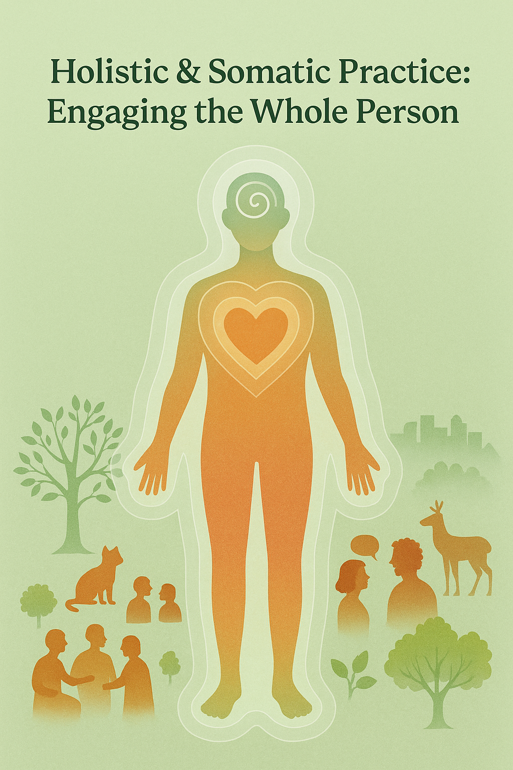 Employee engaging in holistic and somatic workplace wellbeing practice.